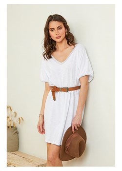 Pure Cotton Sukienka w kolorze białym ze sklepu Limango Polska w kategorii Sukienki - zdjęcie 165887999