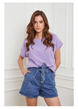 Uniq Koszulka &quot;Ziva&quot; w kolorze fioletowym ze sklepu Limango Polska w kategorii Bluzki damskie - zdjęcie 165888106