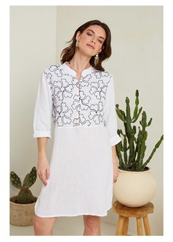 Le Monde du Lin Lniana sukienka w kolorze białym ze sklepu Limango Polska w kategorii Sukienki - zdjęcie 165888339