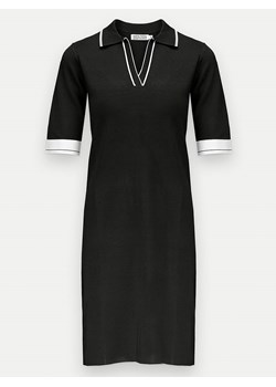 Molton Sukienka polo w kolorze czarnym ze sklepu Limango Polska w kategorii Sukienki - zdjęcie 165889779