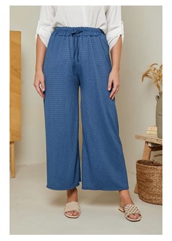 Curvy Lady Spodnie w kolorze niebieskim ze sklepu Limango Polska w kategorii Spodnie damskie - zdjęcie 165889958