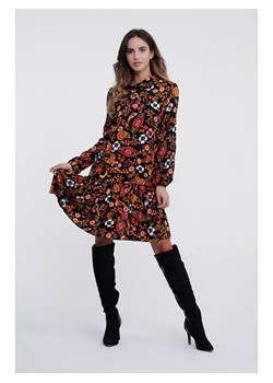 New Laviva Sukienka w kolorze czarnym ze wzorem ze sklepu Limango Polska w kategorii Sukienki - zdjęcie 165890069