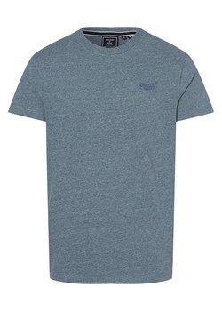 Superdry T-shirt męski Mężczyźni Bawełna denim marmurkowy ze sklepu vangraaf w kategorii T-shirty męskie - zdjęcie 165986815
