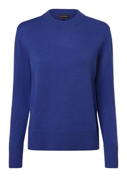Franco Callegari Damski sweter z wełny merino Kobiety Wełna merino niebieski jednolity ze sklepu vangraaf w kategorii Swetry damskie - zdjęcie 165986848