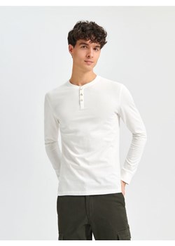 Sinsay - Koszulka - kremowy ze sklepu Sinsay w kategorii T-shirty męskie - zdjęcie 165995006