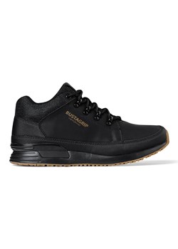 Skórzane buty męskie sneakersy czarne Cruiser Bustagrip ze sklepu ButyModne.pl w kategorii Buty sportowe męskie - zdjęcie 166008395