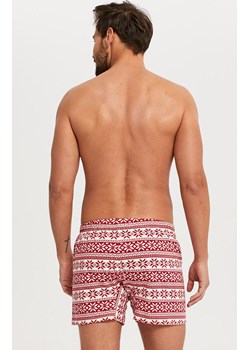 Bokserki męskie w kolorze czerwono-białym Arktyka, Kolor czerwony-wzór, Rozmiar M, Italian Fashion ze sklepu Primodo w kategorii Majtki męskie - zdjęcie 166008838