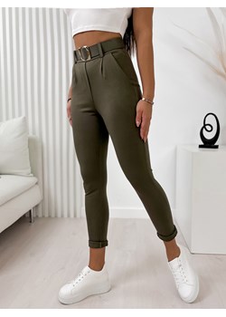 spodnie servin khaki xl/42 ze sklepu UBRA w kategorii Spodnie damskie - zdjęcie 166009119
