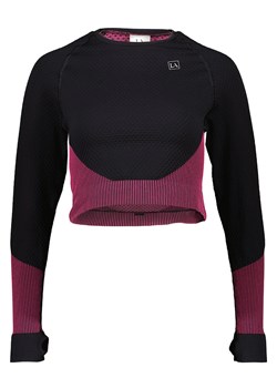 LASCANA Koszulka funkcyjna w kolorze czarno-różowym ze sklepu Limango Polska w kategorii Bluzki damskie - zdjęcie 166009406