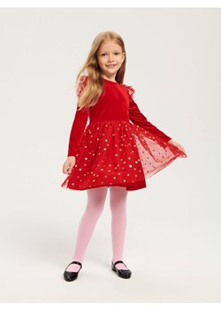 Sinsay - Sukienka z tiulem - czerwony ze sklepu Sinsay w kategorii Sukienki dziewczęce - zdjęcie 166013749