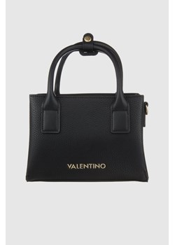 VALENTINO Czarna torebka o teksturze skóry seychelles shopping ze sklepu outfit.pl w kategorii Torby Shopper bag - zdjęcie 166021397