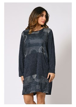 Plus Size Company Sukienka &quot;Finess&quot; w kolorze granatowym ze sklepu Limango Polska w kategorii Sukienki - zdjęcie 166022188