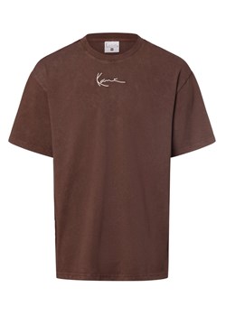 Karl Kani T-shirt męski Mężczyźni Bawełna brązowy nadruk ze sklepu vangraaf w kategorii T-shirty męskie - zdjęcie 166024386