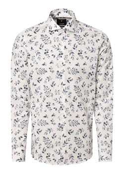 JOOP! Koszula męska Mężczyźni Slim Fit Bawełna biały wzorzysty ze sklepu vangraaf w kategorii Koszule męskie - zdjęcie 166024409