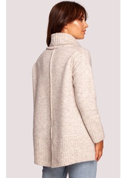 Golf damski w kolorze kości słoniowej BK086, Kolor kość słoniowa, Rozmiar L/XL, BeWear ze sklepu Primodo w kategorii Swetry damskie - zdjęcie 166026327