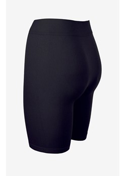 Marilyn legginsy damskie krótkie w prążki czarne Fitness, Kolor czarny, Rozmiar S/M, Marilyn ze sklepu Primodo w kategorii Szorty - zdjęcie 166026407