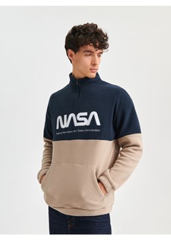 Sinsay - Bluza NASA - beżowy ze sklepu Sinsay w kategorii Bluzy męskie - zdjęcie 166041176
