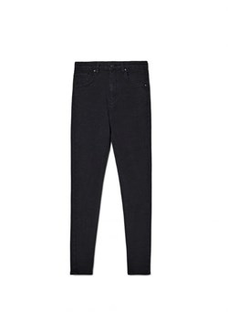 Cropp - Czarne jeansy skinny high waist - czarny ze sklepu Cropp w kategorii Jeansy damskie - zdjęcie 166041718
