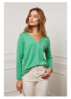 So Cachemire Sweter &quot;Drival&quot; w kolorze zielonym ze sklepu Limango Polska w kategorii Swetry damskie - zdjęcie 166044587