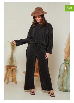 Curvy Lady 2-częściowy zestaw w kolorze czarnym ze sklepu Limango Polska w kategorii Komplety i garnitury damskie - zdjęcie 166046246