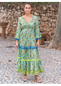 Isla Bonita by SIGRIS Sukienka w kolorze zielonym ze wzorem ze sklepu Limango Polska w kategorii Sukienki - zdjęcie 166046928