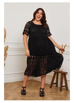 Plus Size Company Sukienka &quot;Armano&quot; w kolorze czarnym ze sklepu Limango Polska w kategorii Sukienki - zdjęcie 166046965