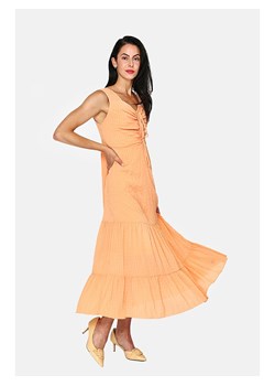 ASSUILI Sukienka w kolorze pomarańczowym ze sklepu Limango Polska w kategorii Sukienki - zdjęcie 166048036