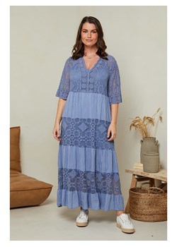 Curvy Lady Sukienka w kolorze niebieskim ze sklepu Limango Polska w kategorii Sukienki - zdjęcie 166048295