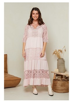 Curvy Lady Sukienka w kolorze jasnoróżowym ze sklepu Limango Polska w kategorii Sukienki - zdjęcie 166048299