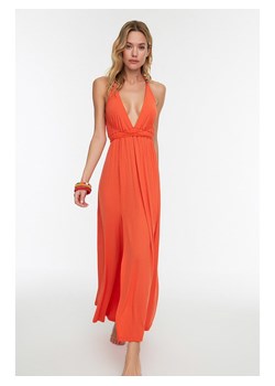 trendyol Sukienka w kolorze pomarańczowym ze sklepu Limango Polska w kategorii Sukienki - zdjęcie 166048365