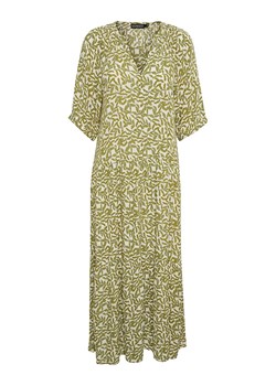 Soaked in Luxury Sukienka &quot;Zaya&quot; w kolorze biało-oliwkowym ze sklepu Limango Polska w kategorii Sukienki - zdjęcie 166049925