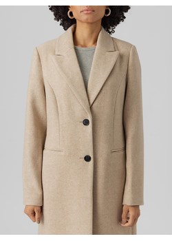 Vero Moda Płaszcz przejściowy w kolorze beżowym ze sklepu Limango Polska w kategorii Płaszcze damskie - zdjęcie 166052605