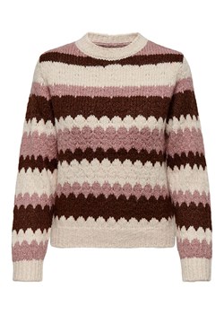 JDY Sweter w kolorze beżowo-brązowym ze sklepu Limango Polska w kategorii Swetry damskie - zdjęcie 166052718