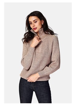 ASSUILI Kaszmirowy sweter w kolorze beżowym ze sklepu Limango Polska w kategorii Swetry damskie - zdjęcie 166052845