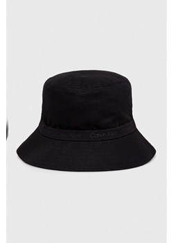 Calvin Klein kapelusz kolor czarny ze sklepu ANSWEAR.com w kategorii Kapelusze męskie - zdjęcie 166056255