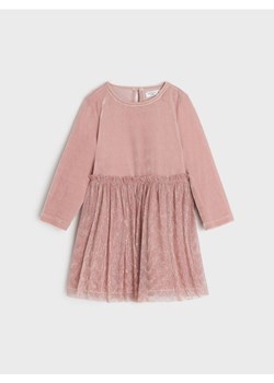 Sinsay - Sukienka z tiulem - różowy ze sklepu Sinsay w kategorii Sukienki niemowlęce - zdjęcie 166059555