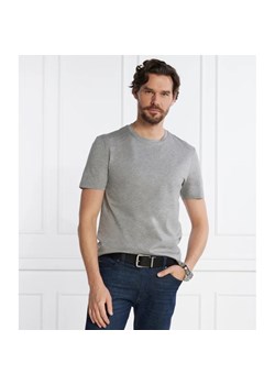 BOSS BLACK T-shirt Tessler | mercerised | Slim Fit ze sklepu Gomez Fashion Store w kategorii T-shirty męskie - zdjęcie 166069997