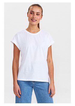 NÜMPH Koszulka &quot;Beverly&quot; w kolorze białym ze sklepu Limango Polska w kategorii Bluzki damskie - zdjęcie 166071997