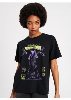 Sinsay - Koszulka Frankenstein - czarny ze sklepu Sinsay w kategorii Bluzki damskie - zdjęcie 166073276