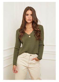 Soft Cashmere Sweter w kolorze khaki ze sklepu Limango Polska w kategorii Swetry damskie - zdjęcie 166078938
