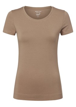 Marie Lund T-shirt damski Kobiety Dżersej taupe jednolity ze sklepu vangraaf w kategorii Bluzki damskie - zdjęcie 166085099
