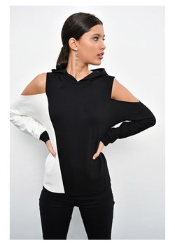 Cool and sexy Bluza w kolorze czarno-białym ze sklepu Limango Polska w kategorii Bluzy damskie - zdjęcie 166111969