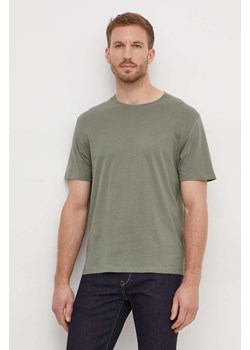 Pepe Jeans t-shirt bawełniany Connor kolor zielony ze sklepu ANSWEAR.com w kategorii T-shirty męskie - zdjęcie 166114846