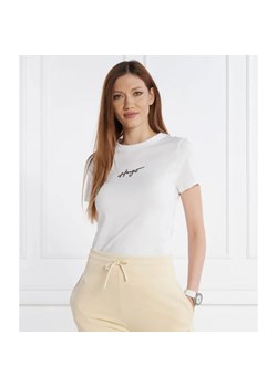 HUGO T-shirt Classic Tee_4 | Regular Fit ze sklepu Gomez Fashion Store w kategorii Bluzki damskie - zdjęcie 166122707