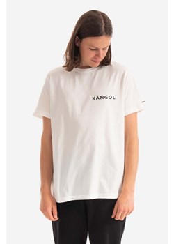 Kangol t-shirt bawełniany Heritage Basic kolor biały z nadrukiem KLHB003-OFFWHITE ze sklepu ANSWEAR.com w kategorii T-shirty męskie - zdjęcie 166127147