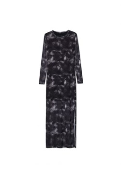 Cropp - Sukienka midi ze wzorem tie-dye - szary ze sklepu Cropp w kategorii Sukienki - zdjęcie 166138516