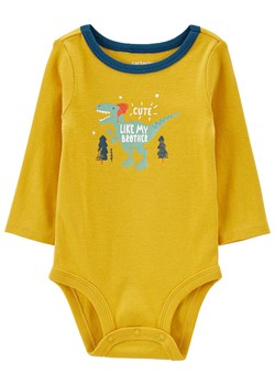 carter&apos;s Body w kolorze żółtym ze sklepu Limango Polska w kategorii Body niemowlęce - zdjęcie 166142488