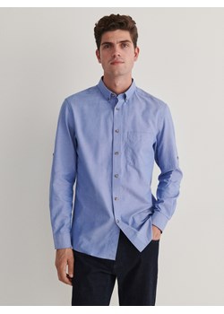 Reserved - Koszula regular fit - niebieski ze sklepu Reserved w kategorii Koszule męskie - zdjęcie 166144795