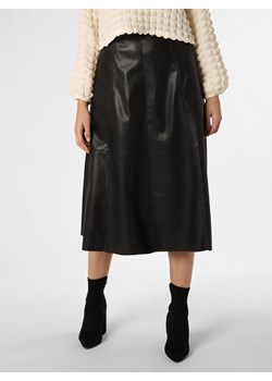 zero Spódnica damska Kobiety Sztuczna skóra czarny jednolity ze sklepu vangraaf w kategorii Spódnice - zdjęcie 166150798