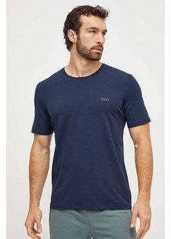 BOSS t-shirt lounge kolor granatowy melanżowy ze sklepu ANSWEAR.com w kategorii T-shirty męskie - zdjęcie 166152057